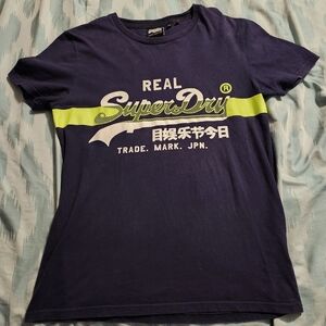 Superdry Blue T-shirt  Men's‎ Size Medium